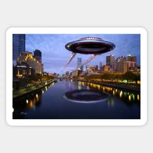 UFO Melbourne Sticker